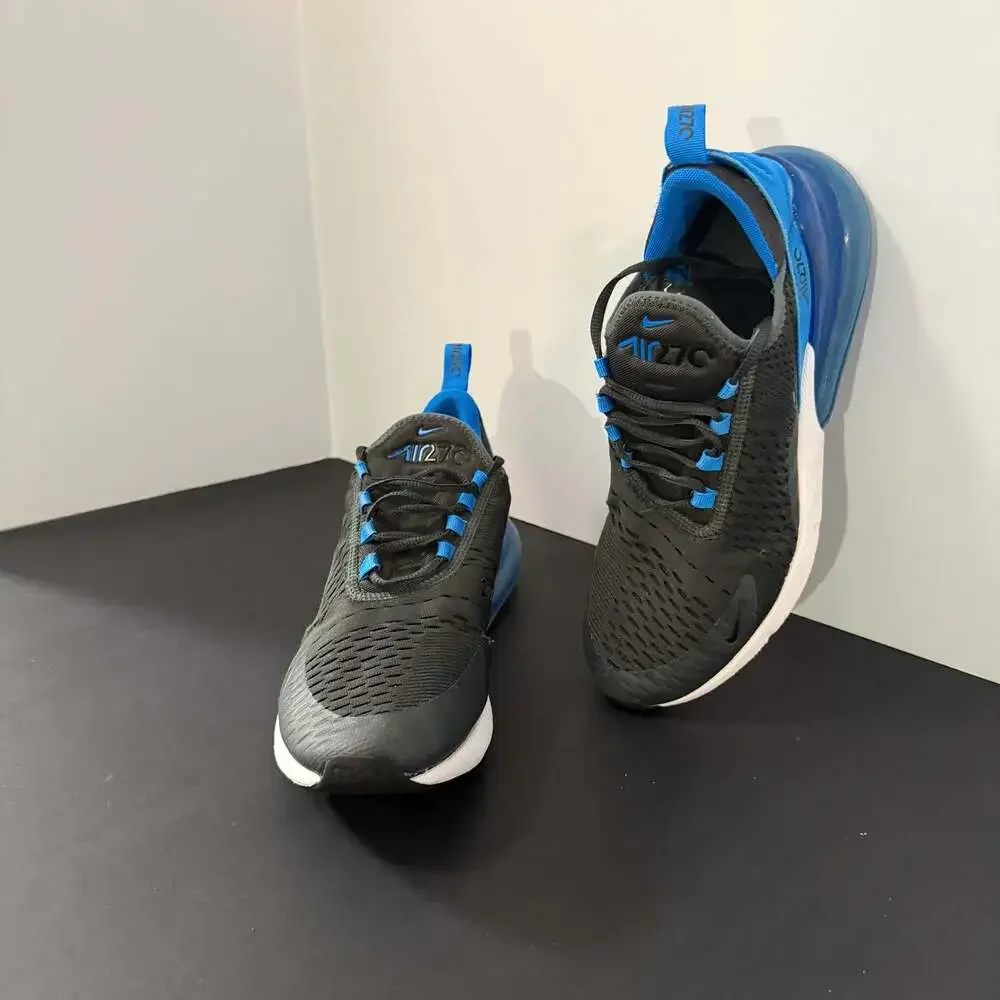 Nike Air Max 270 Anthracite Photo Blue AH8050-028 Men's Size 8 - Picture 5 of 8